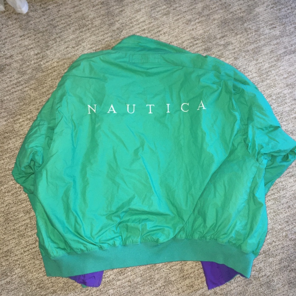 Vintage nautica reversible jacket